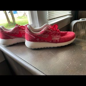 Red Christmas Nikes Limited Edition Size 8 Never Worn